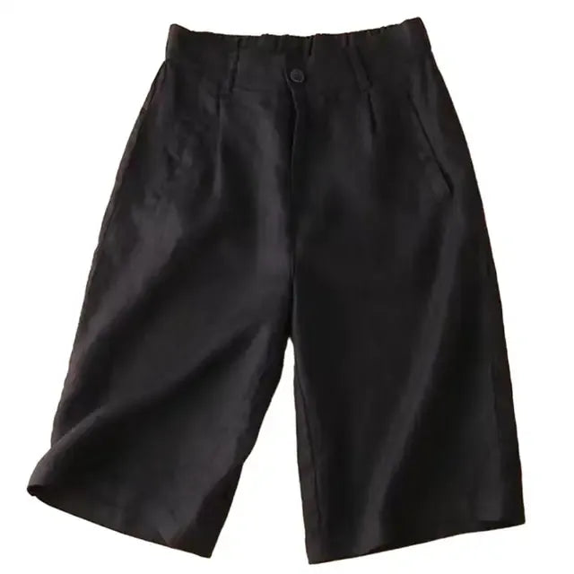 Short Long Décontracté avec Taille Élastique pour Femme | Idéal pour Été et Loisirs