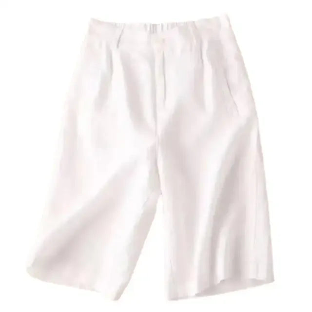 Short Long Décontracté avec Taille Élastique pour Femme | Idéal pour Été et Loisirs