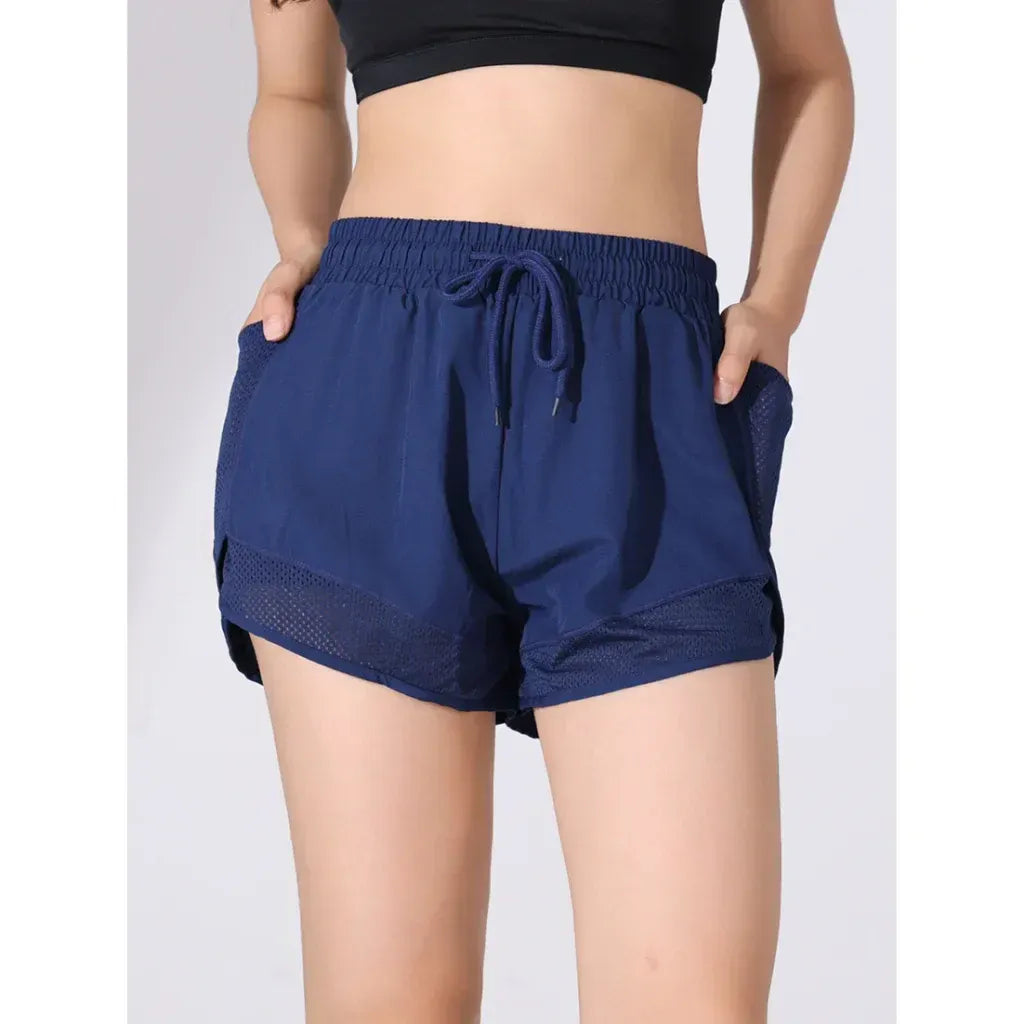 Short de Sport Taille Haute avec Coupe Ajustée pour Femme | Idéal pour Yoga et Entraînement