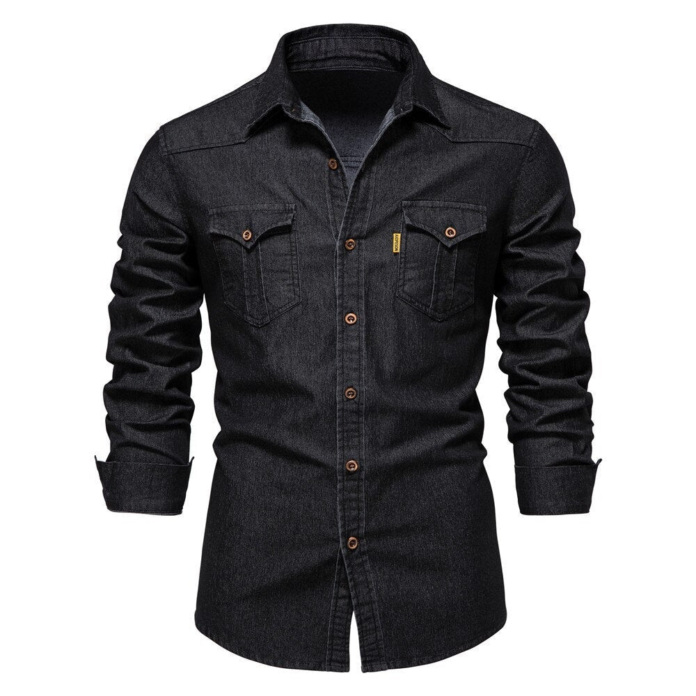 Chemise Slim-Fit avec Tissu Extensible pour Homme | Idéale pour un Usage Décontracté ou Quotidien