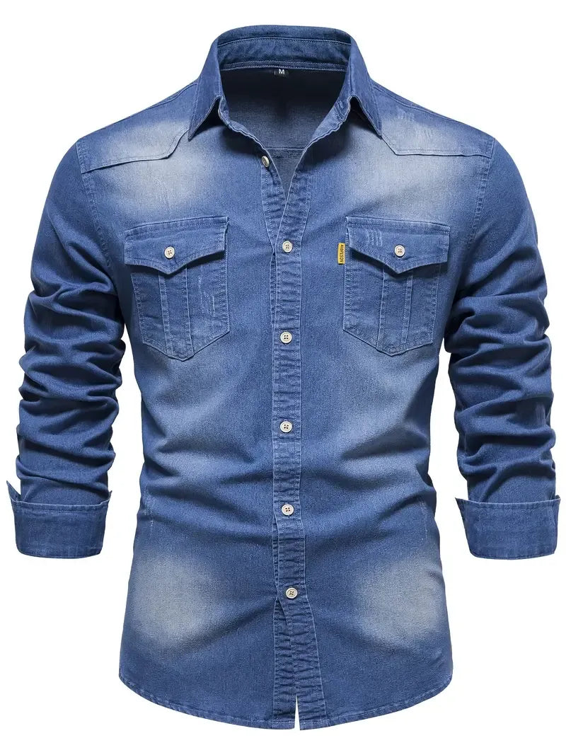 Chemise Slim-Fit avec Tissu Extensible pour Homme | Idéale pour un Usage Décontracté ou Quotidien