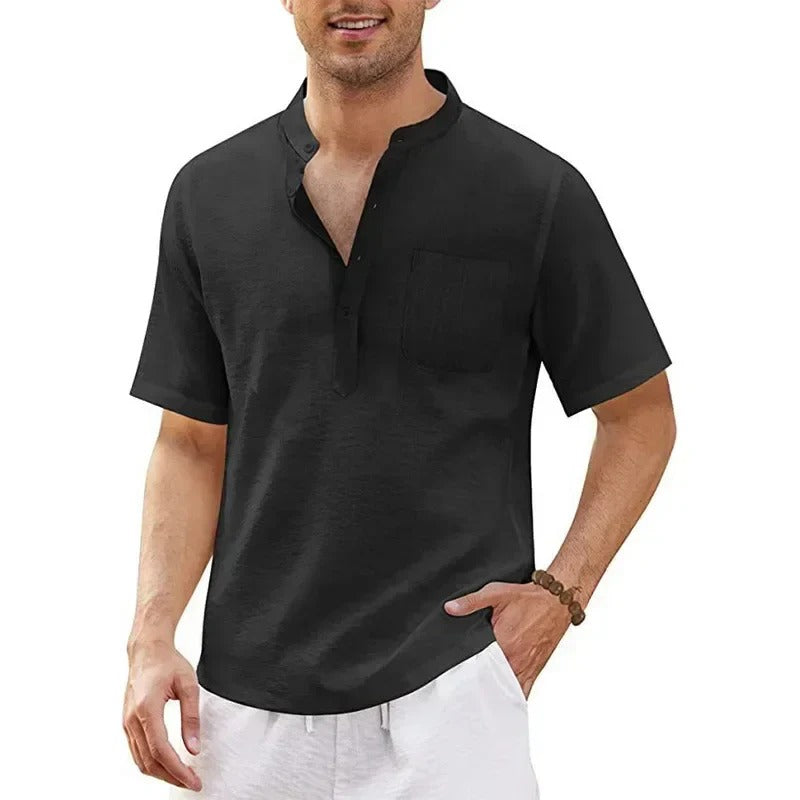 T-Shirt D'Été À Manches Courtes En Grandes Tailles Pour Homme | Idéal Pour Les Journées Décontractées