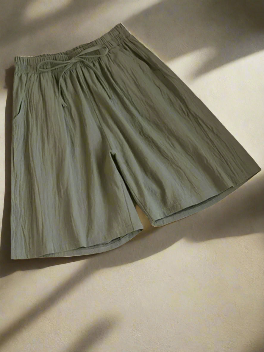 Short Décontracté avec Taille Élastique pour Femme | Idéal pour les Journées d'Été