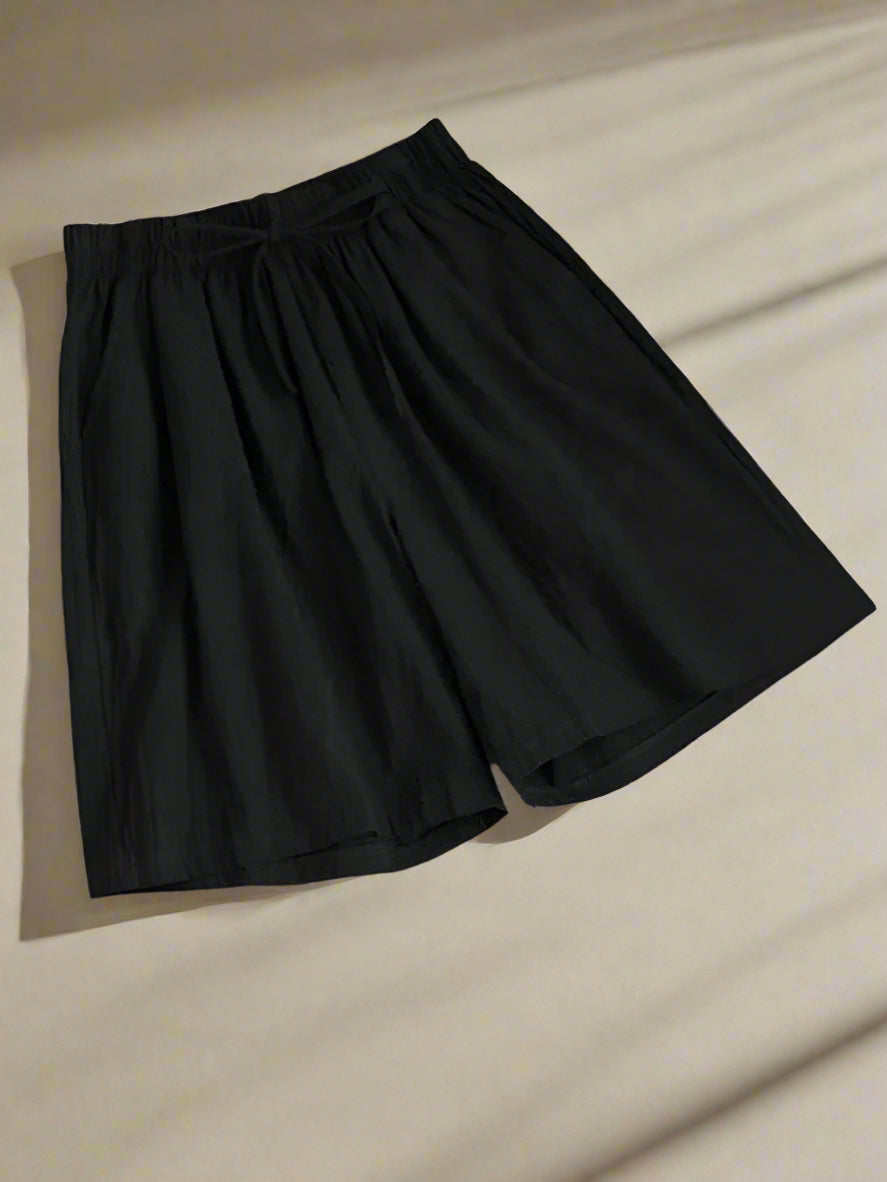 Short Décontracté avec Taille Élastique pour Femme | Idéal pour les Journées d'Été