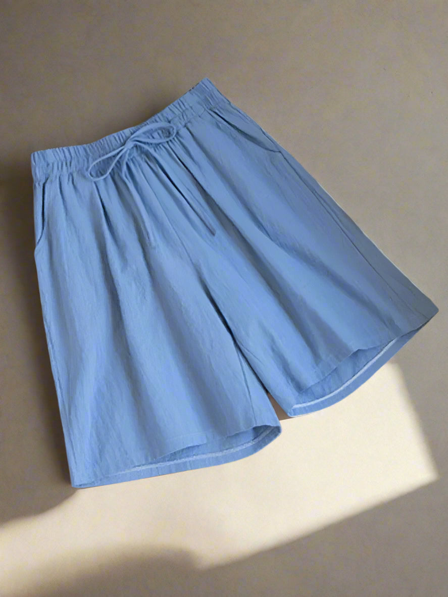 Short Décontracté avec Taille Élastique pour Femme | Idéal pour les Journées d'Été