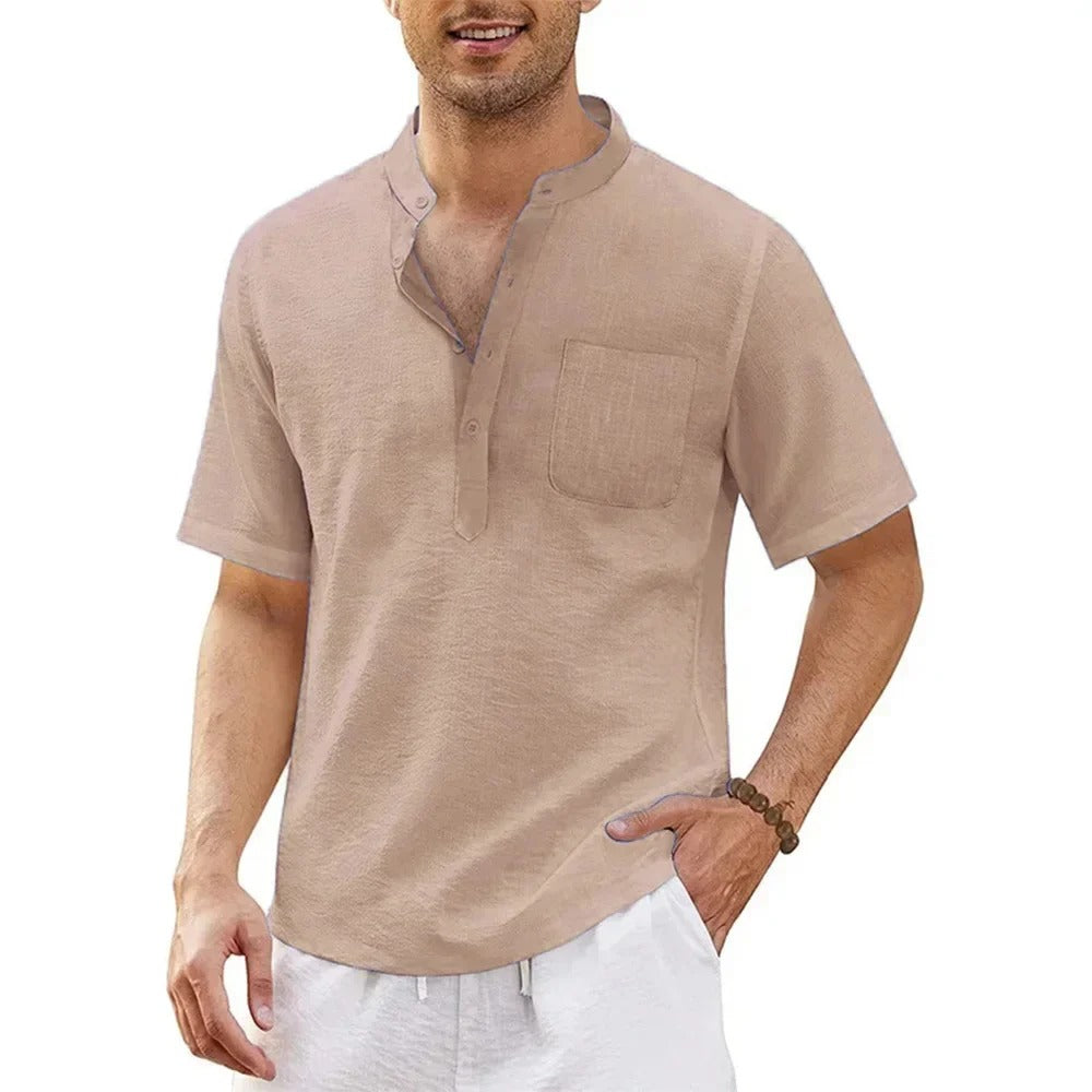 T-Shirt D'Été À Manches Courtes En Grandes Tailles Pour Homme | Idéal Pour Les Journées Décontractées
