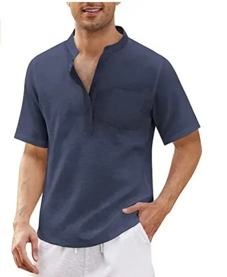 T-Shirt D'Été À Manches Courtes En Grandes Tailles Pour Homme | Idéal Pour Les Journées Décontractées