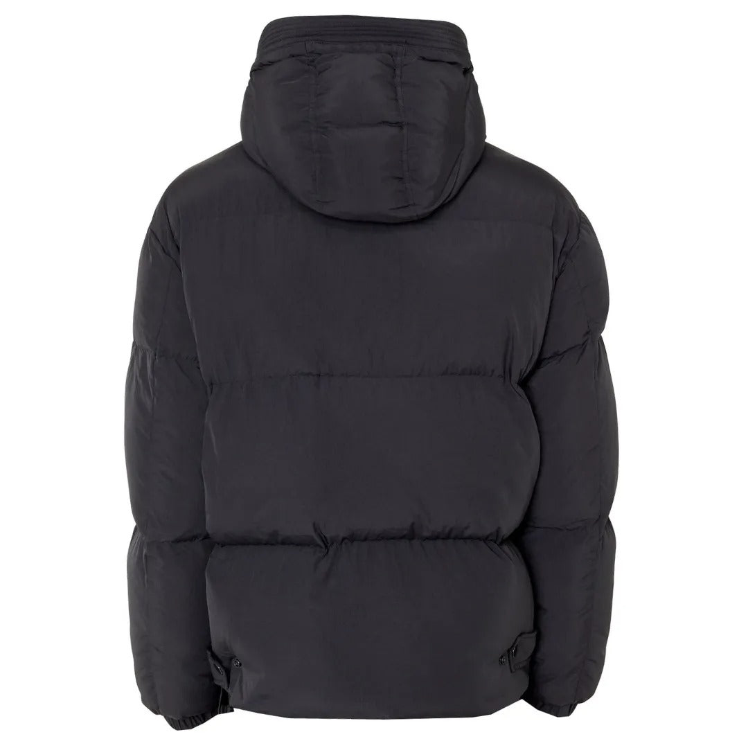 Veste Noire à Capuche avec Fermeture Éclair et Poches pour Homme | Idéale pour l’Hiver