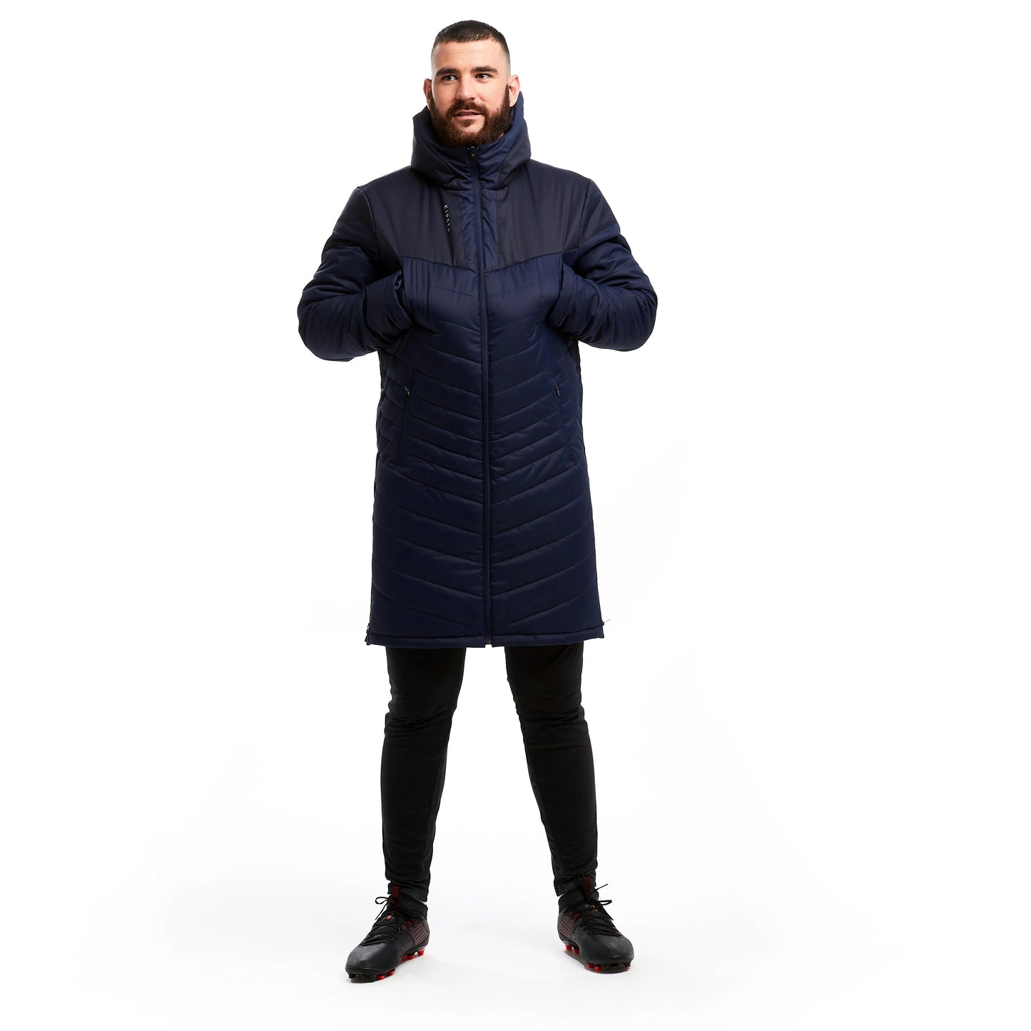 Parka Longue de Football avec Capuche et Poches pour Adulte | Idéale pour l’Hiver