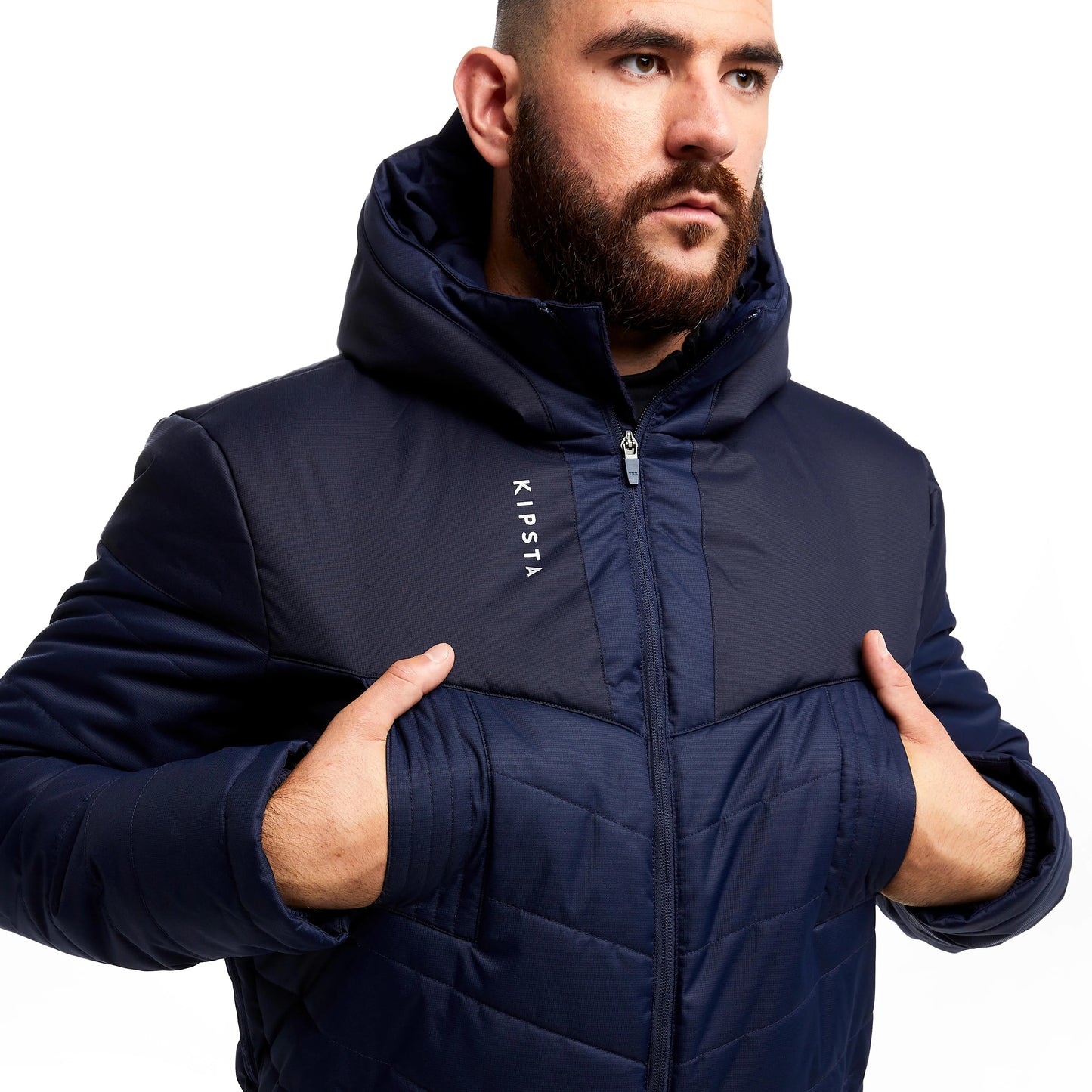 Parka Longue de Football avec Capuche et Poches pour Adulte | Idéale pour l’Hiver
