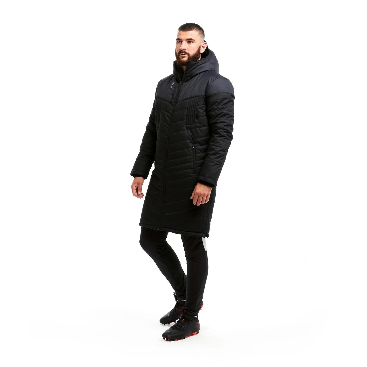 Parka Longue de Football avec Capuche et Poches pour Adulte | Idéale pour l’Hiver
