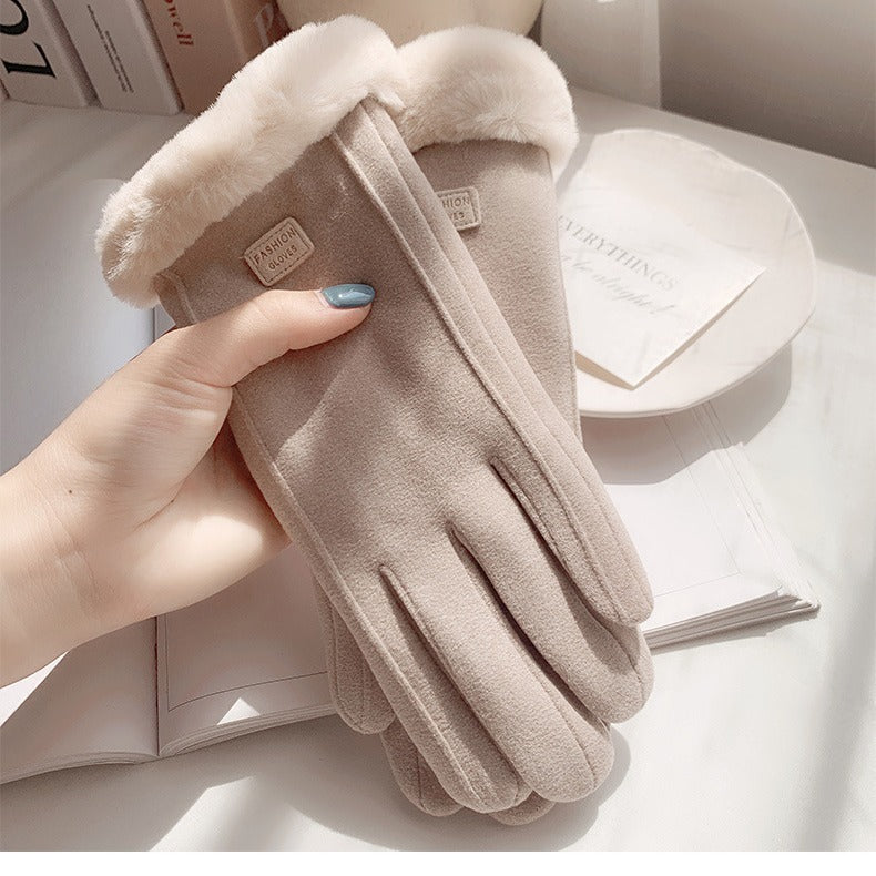 Gants d’Hiver avec Détail en Forme de Cœur pour Femme | Idéals pour les Journées Froides