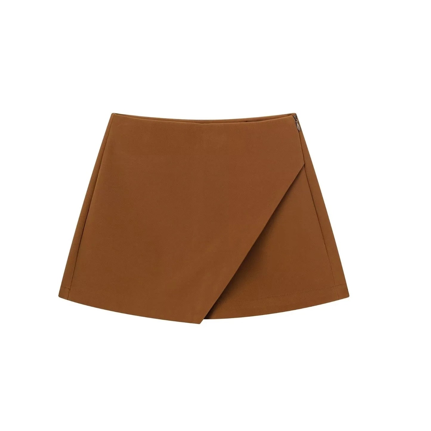 Jupe-Short Asymétrique avec Fermeture Latérale pour Femme | Idéal pour le Printemps