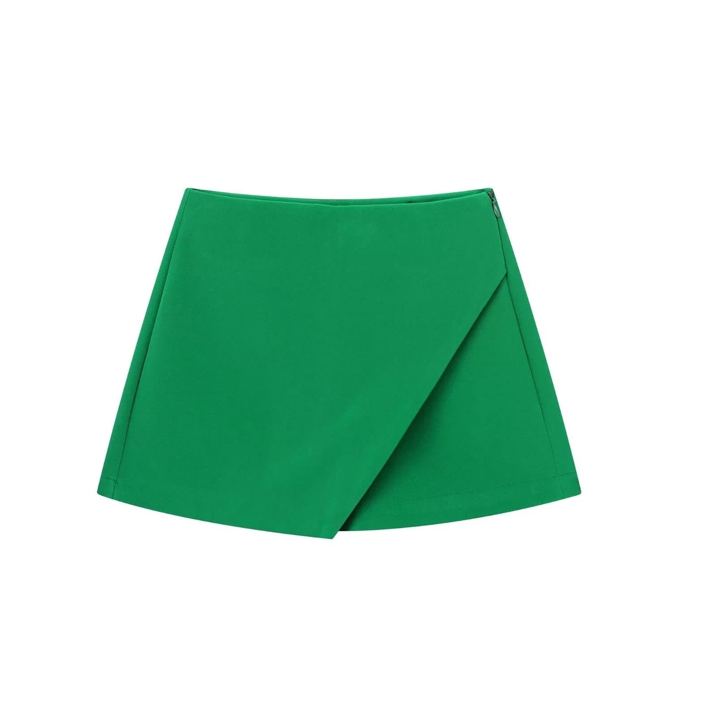 Jupe-Short Asymétrique avec Fermeture Latérale pour Femme | Idéal pour le Printemps