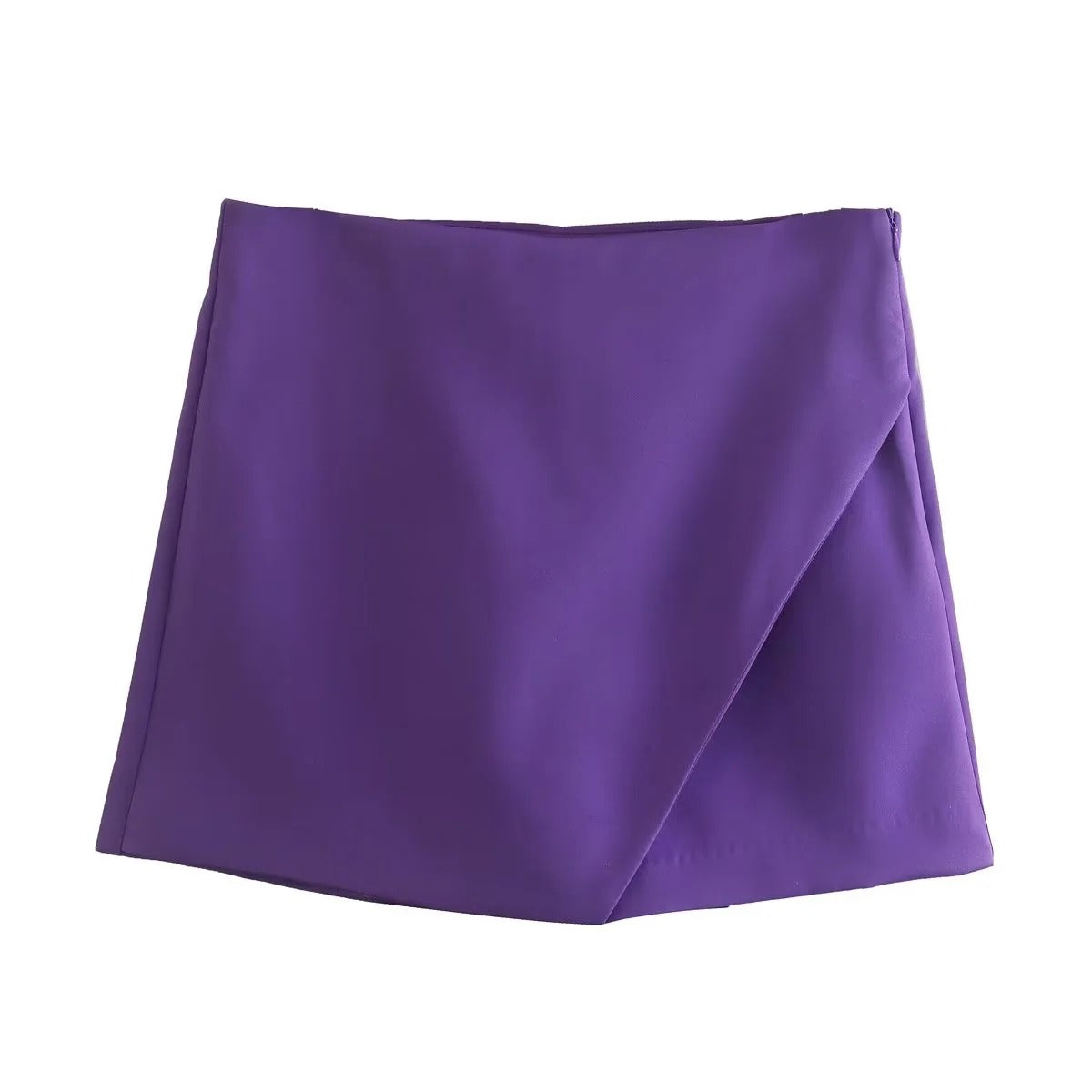 Jupe-Short Asymétrique avec Fermeture Latérale pour Femme | Idéal pour le Printemps