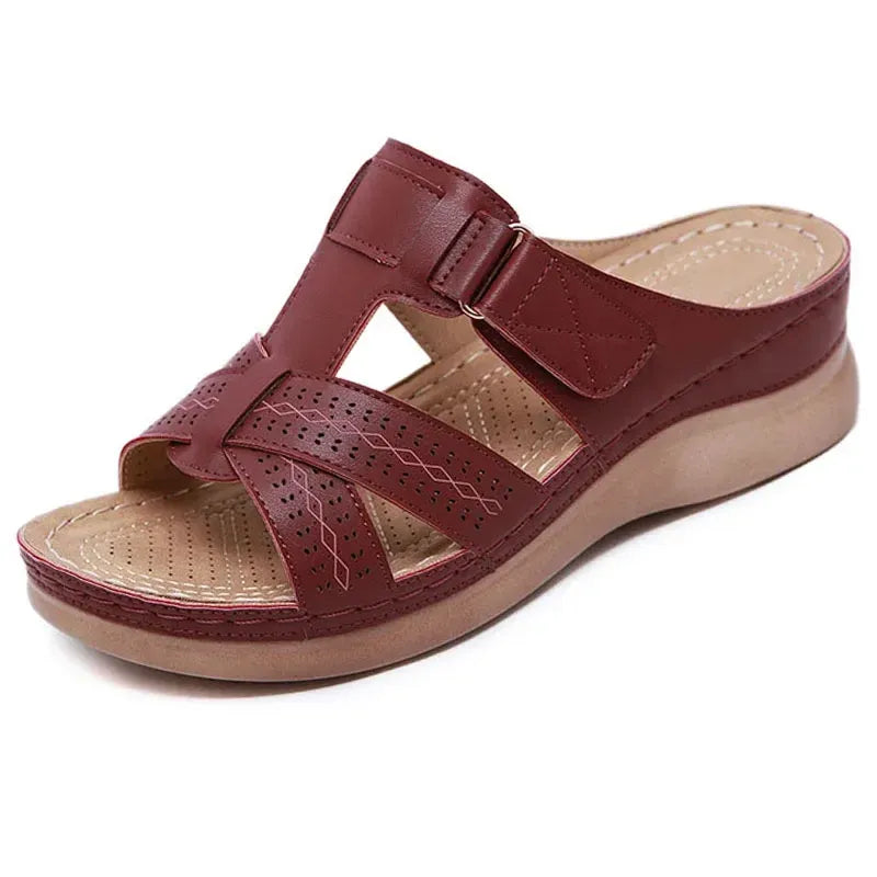 Sandales avec Brides à Boucle et Perforations pour Femmes | Idéales pour l’Été