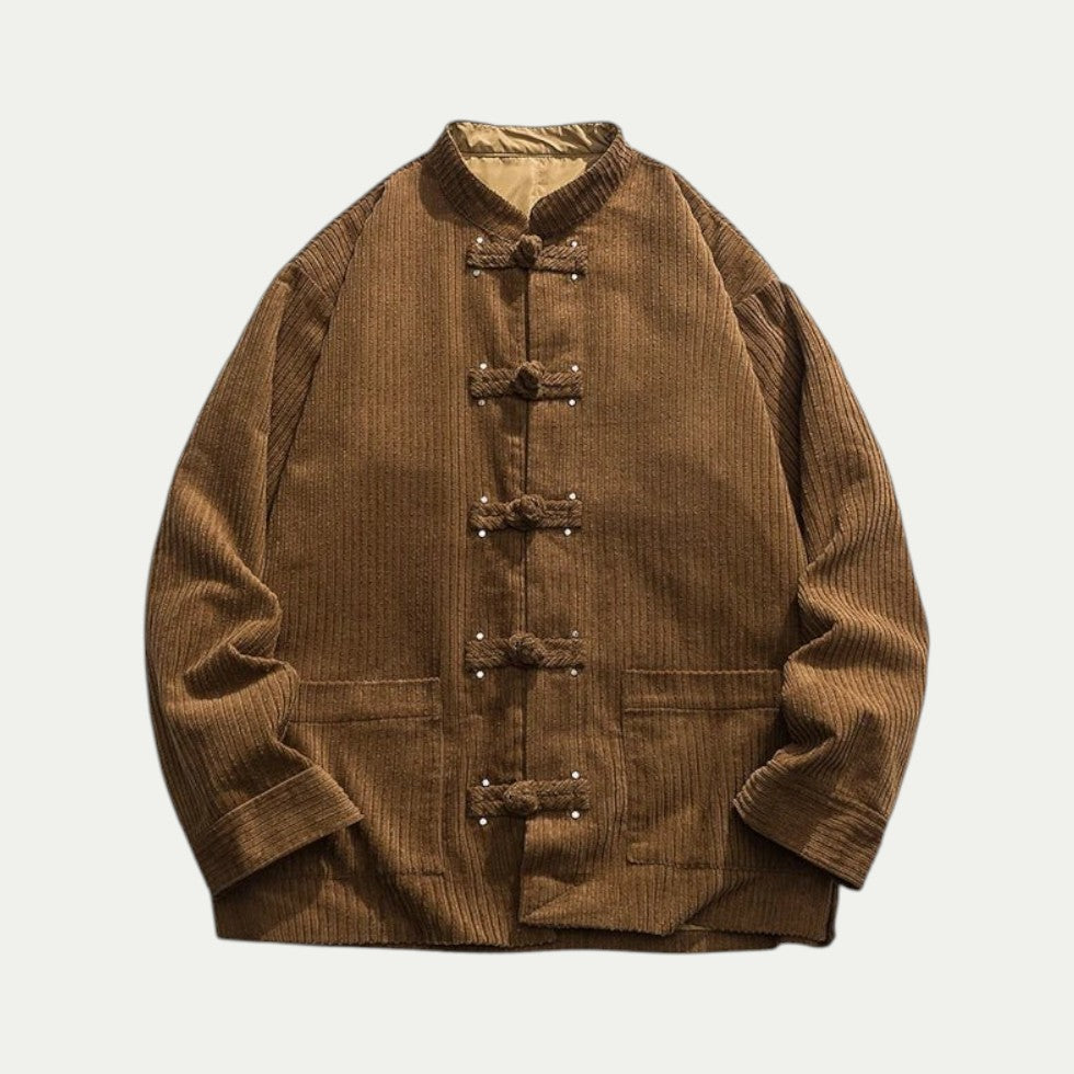Veste avec Fermeture Brandebourg pour Homme | Idéale pour L’Automne Et L’Hiver