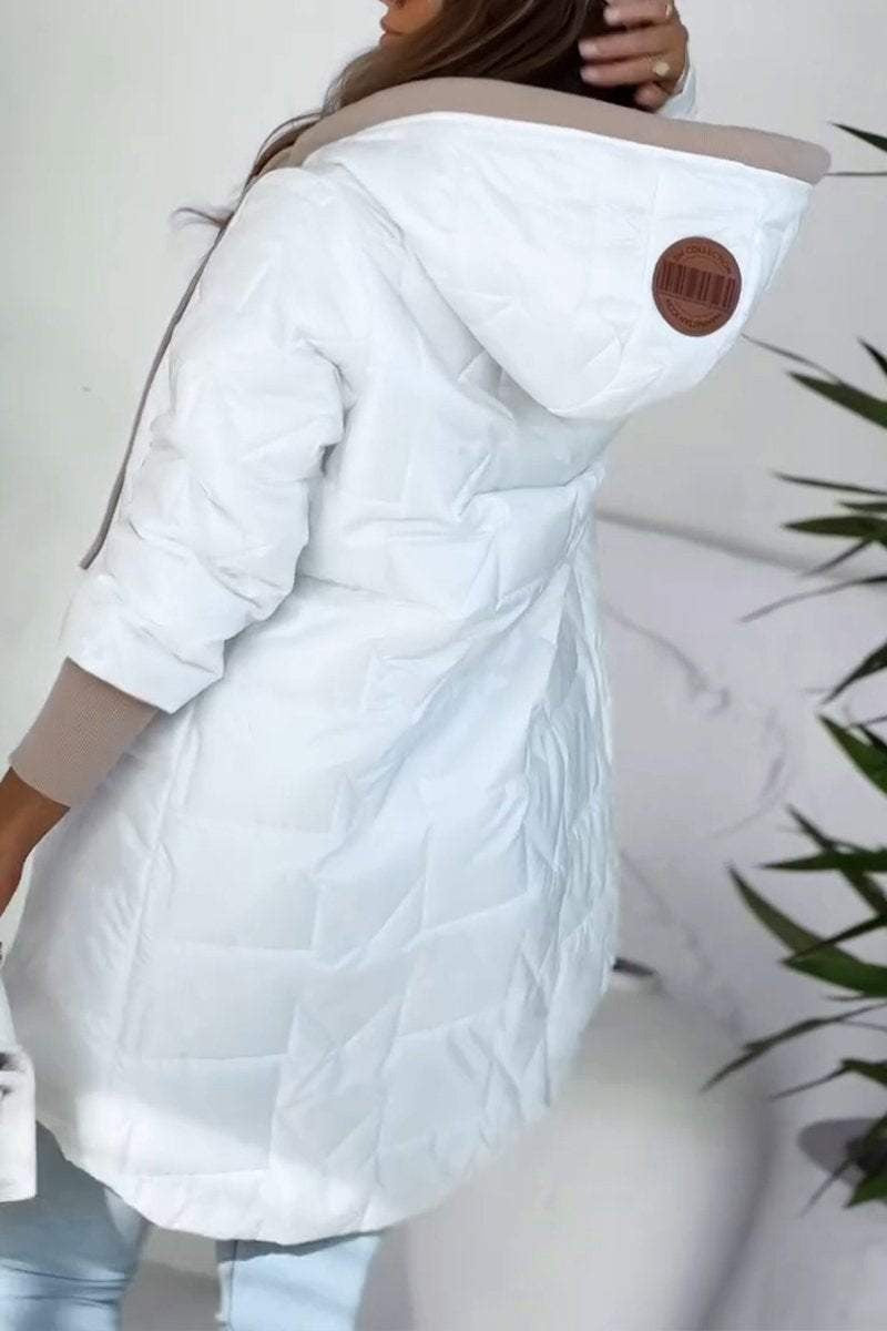 Manteau Long À Capuche pour Femme | Idéal pour Les Sorties En Extérieur