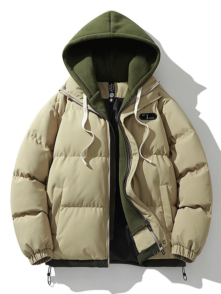 Veste Matelassée avec Capuche et Poches pour Homme | Idéale pour l’Hiver