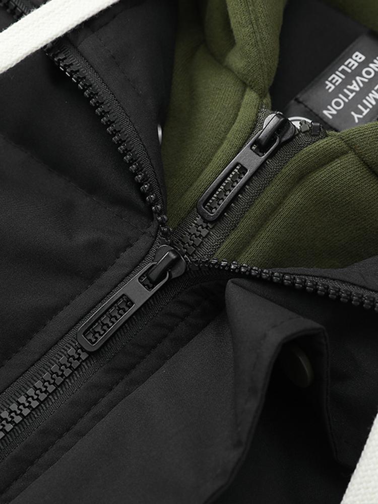 Veste Matelassée avec Capuche et Poches pour Homme | Idéale pour l’Hiver