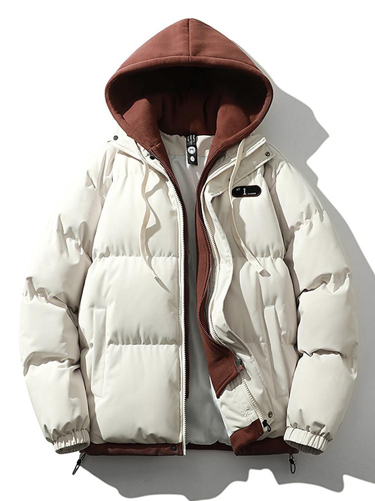 Veste Matelassée avec Capuche et Poches pour Homme | Idéale pour l’Hiver