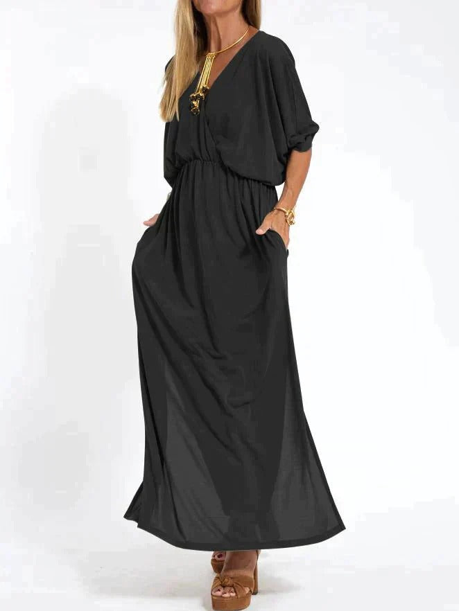 Robe Longue avec Coupe Cintrée pour Femme | Idéale pour les Soirées et Événements Formels
