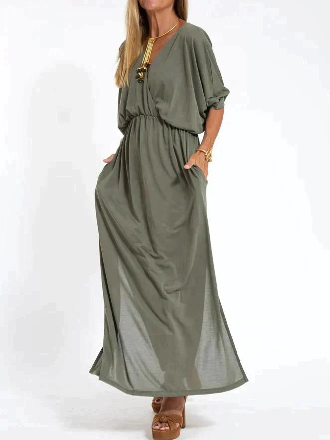 Robe Longue avec Coupe Cintrée pour Femme | Idéale pour les Soirées et Événements Formels