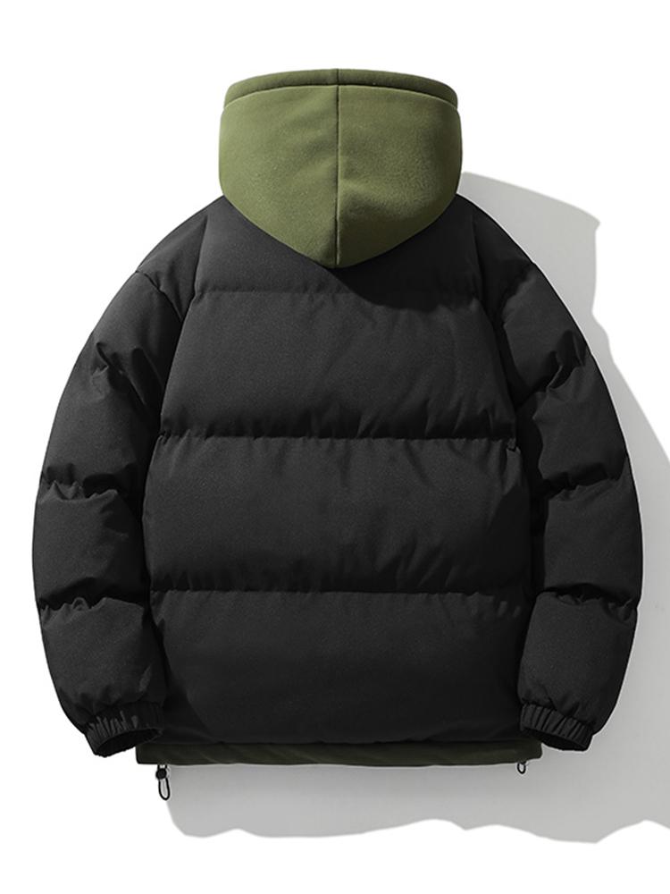Veste Matelassée avec Capuche et Poches pour Homme | Idéale pour l’Hiver