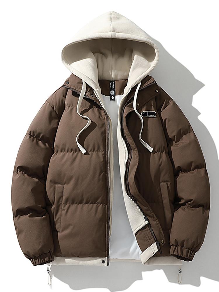 Veste Matelassée avec Capuche et Poches pour Homme | Idéale pour l’Hiver