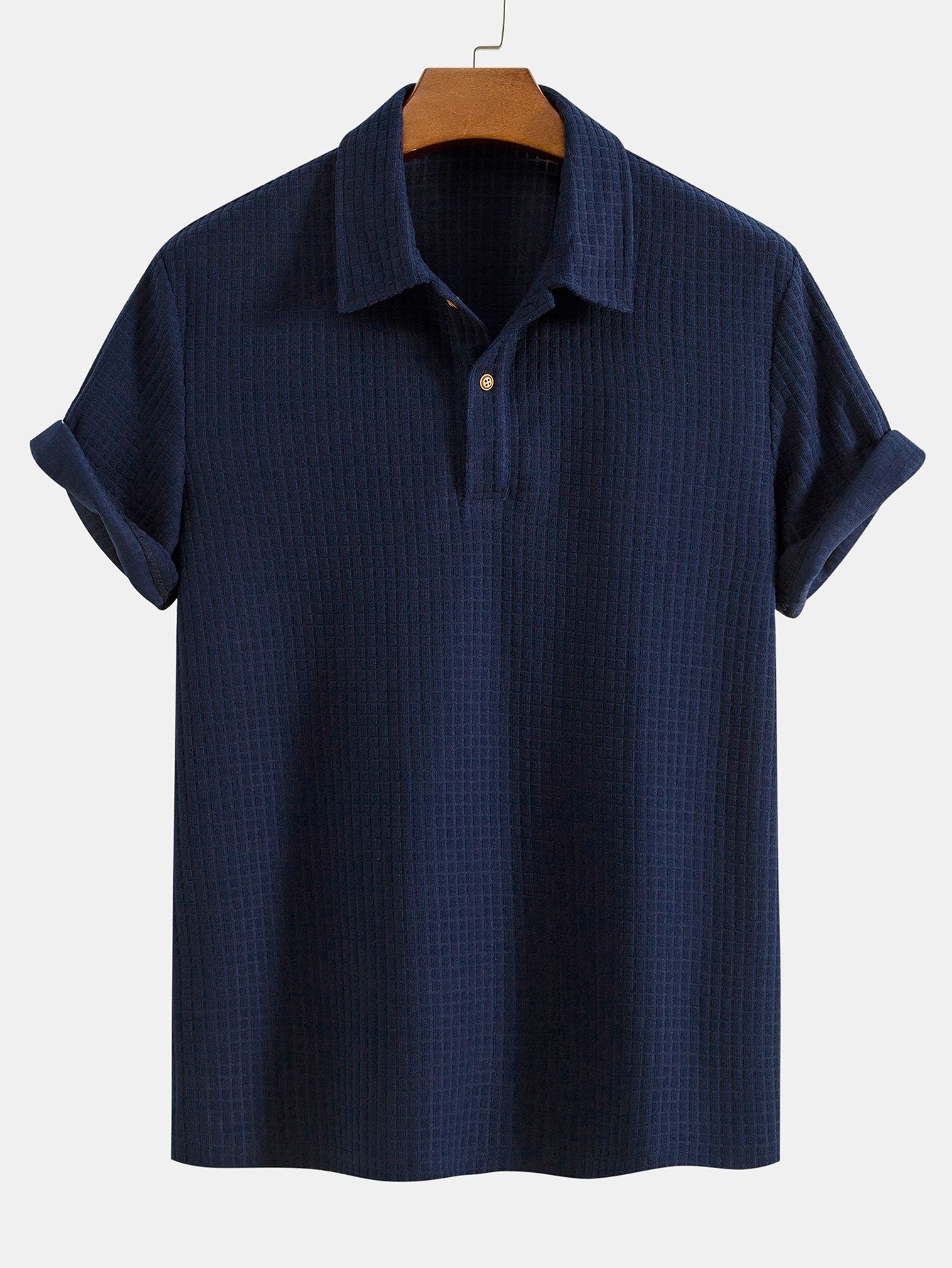 Polo à Manches Courtes avec Col Structuré et Patte de Boutonnage pour Homme | Idéal pour l'Été