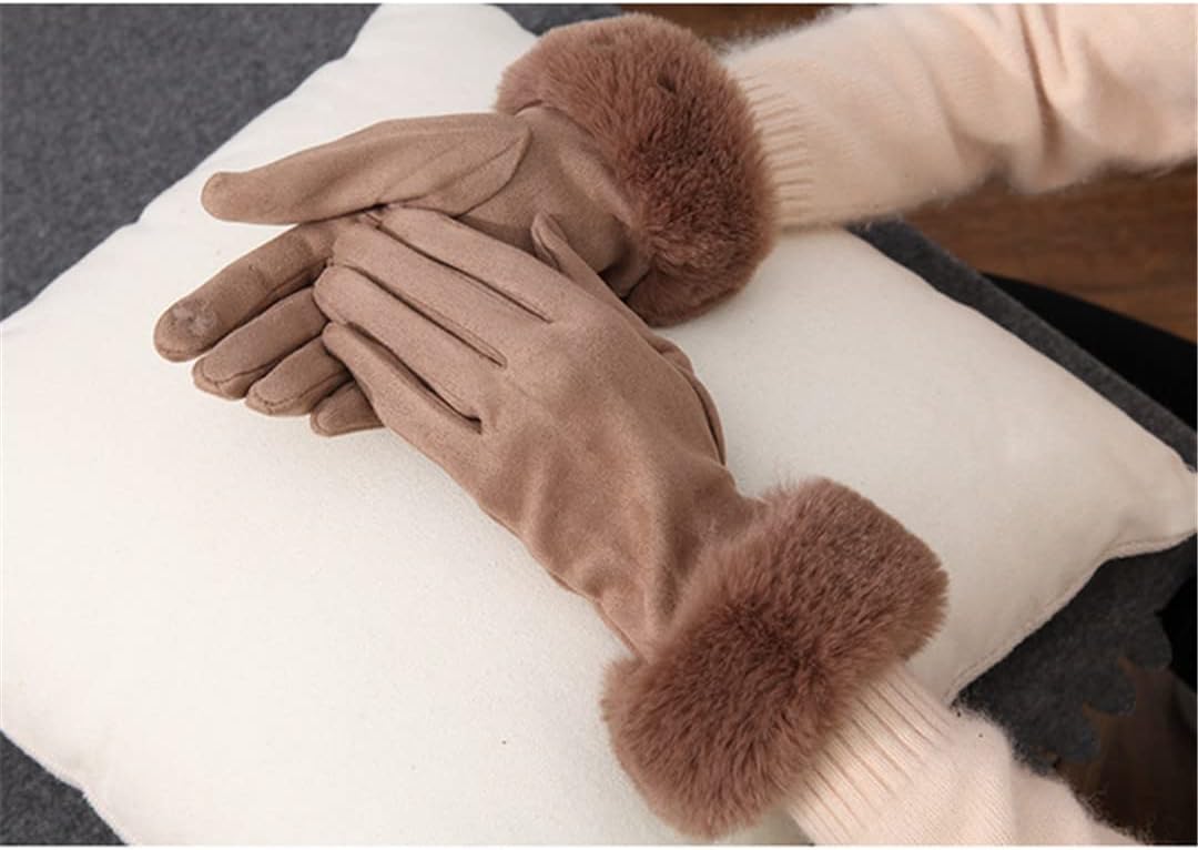 Gants à Poignet Doux avec Finition Texturée pour Femmes | Idéaux pour les Journées Froides