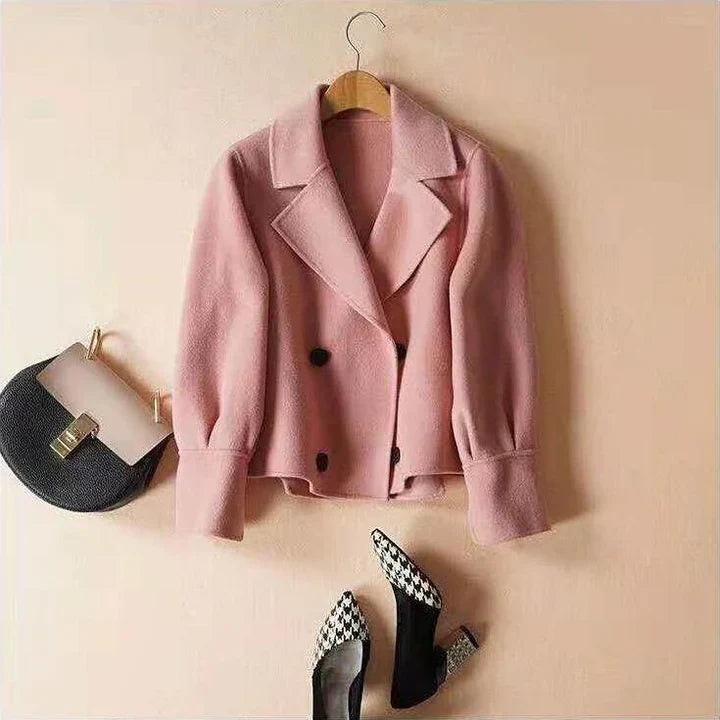 Manteau Court Uni pour Femme | Idéal pour le Printemps et l’Automne