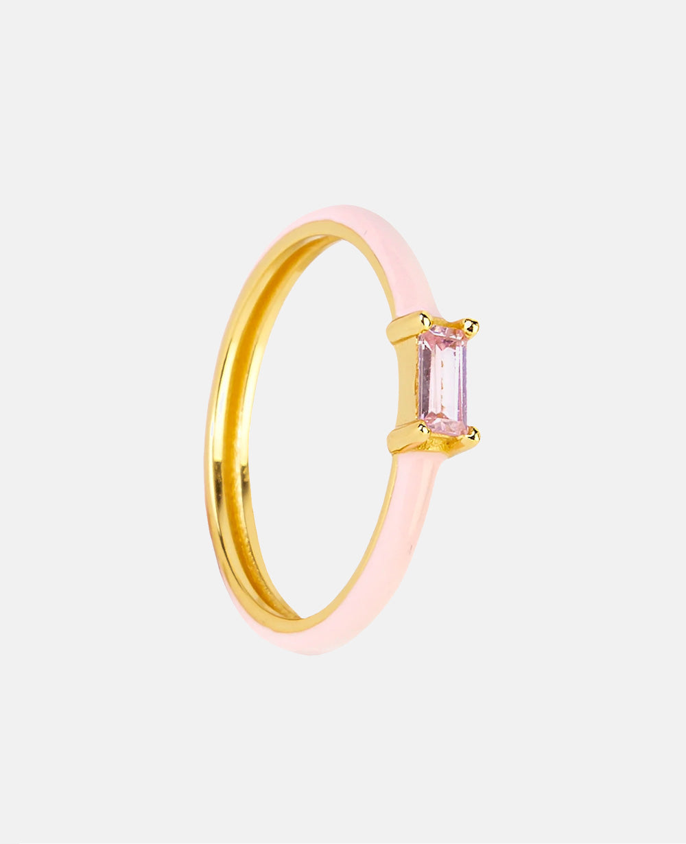 Bague Fine avec Détail Coloré pour Adulte | Idéale pour un Usage Quotidien