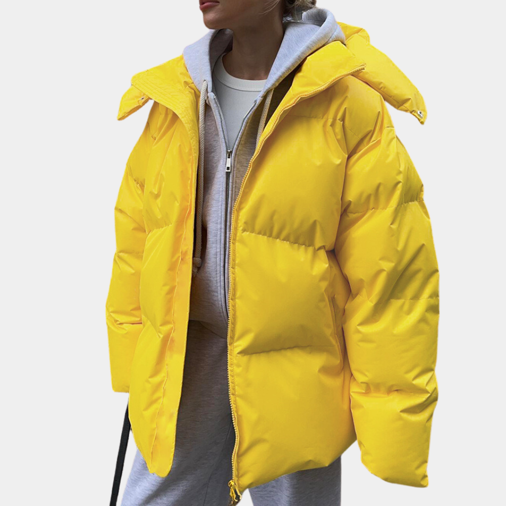 Veste Matelassée À Capuche pour Femme | Idéale pour Saison Froide