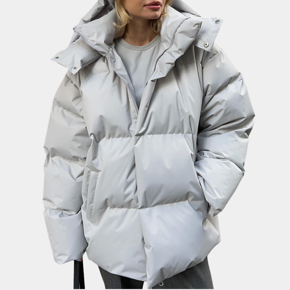 Veste Matelassée À Capuche pour Femme | Idéale pour Saison Froide