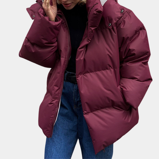 Veste Matelassée À Capuche pour Femme | Idéale pour Saison Froide