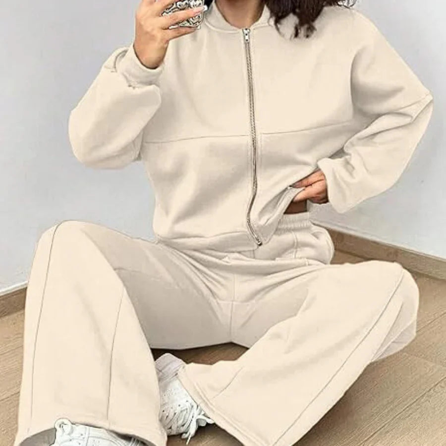 Ensemble Deux Pièces avec Blazer Et Pantalon pour Femme | Idéal pour Bureau Et Occasions Quotidiennes