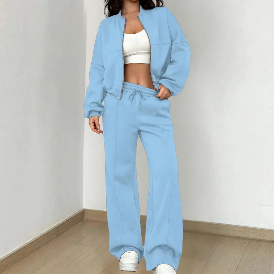 Ensemble Deux Pièces avec Blazer Et Pantalon pour Femme | Idéal pour Bureau Et Occasions Quotidiennes