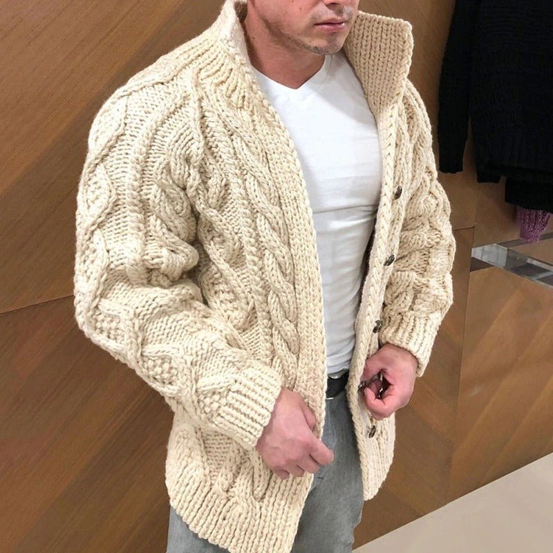 Cardigan à col châle pour hommes
