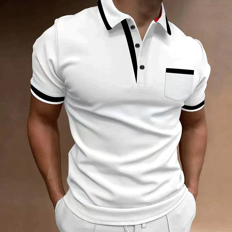 Polo avec Poche Poitrine et Coupe Classique pour Homme | Idéal pour le Quotidien
