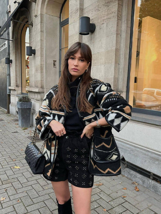 Manteau Court Avec Coupe Moderne pour Femme | Idéal pour L’Automne