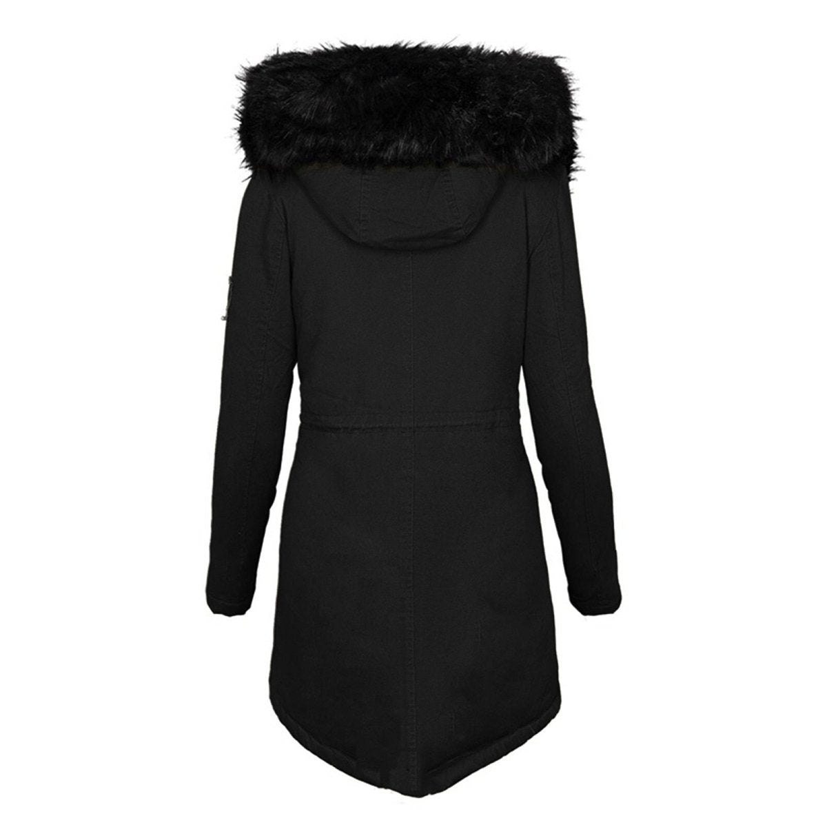 Manteau d’Hiver Long avec Taille Ajustable pour Femmes | Idéal pour la Saison Froide