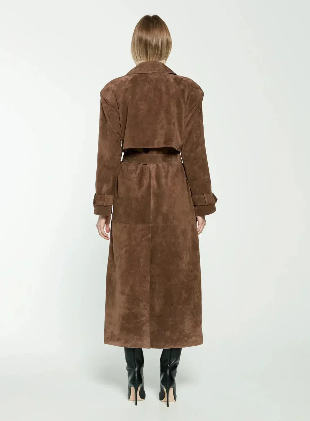 Trench-Coat Long avec Ceinture pour Femmes | Idéal pour la Mi-Saison