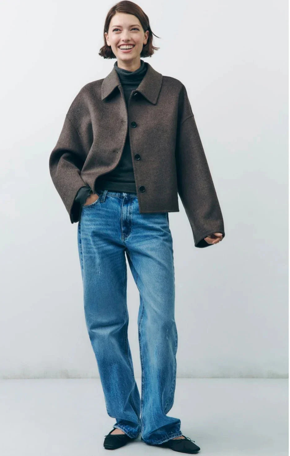 Veste Longue Ample pour Femme | Idéale pour L’Automne Et L’Hiver