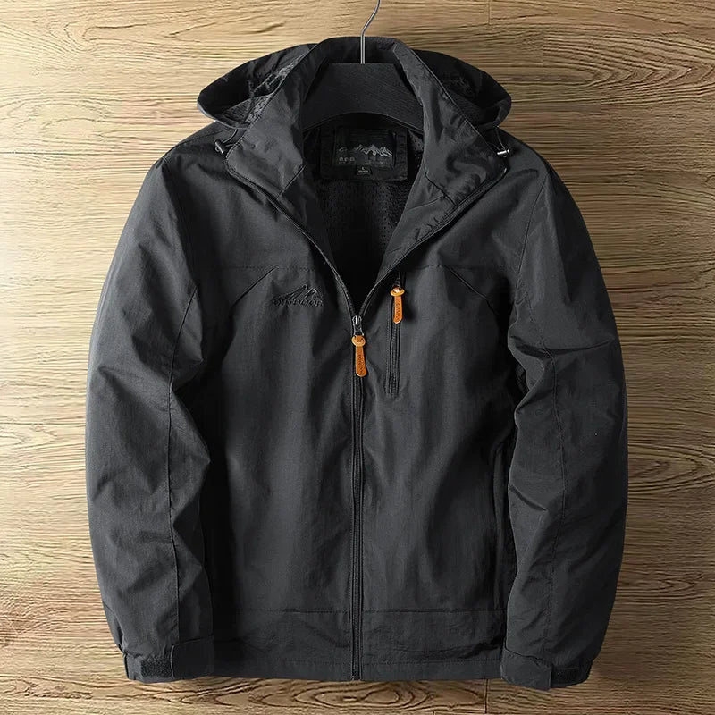 Veste De Plein Air pour Homme avec Capuche Réglable | Idéale pour Les Activités Quotidiennes