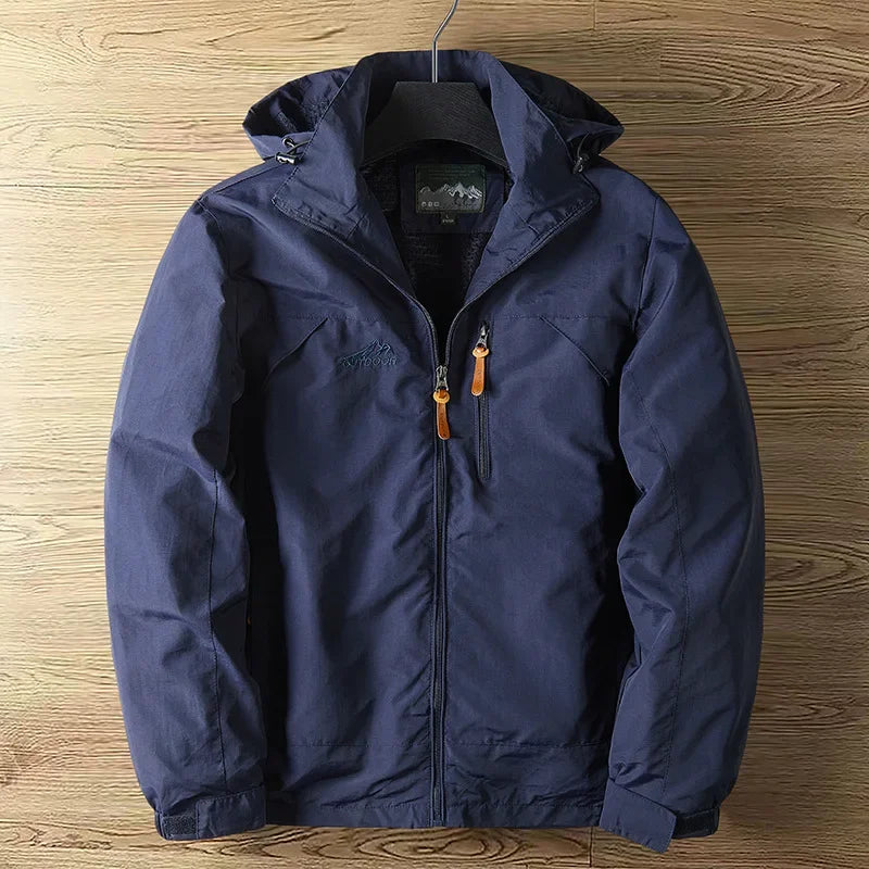 Veste De Plein Air pour Homme avec Capuche Réglable | Idéale pour Les Activités Quotidiennes