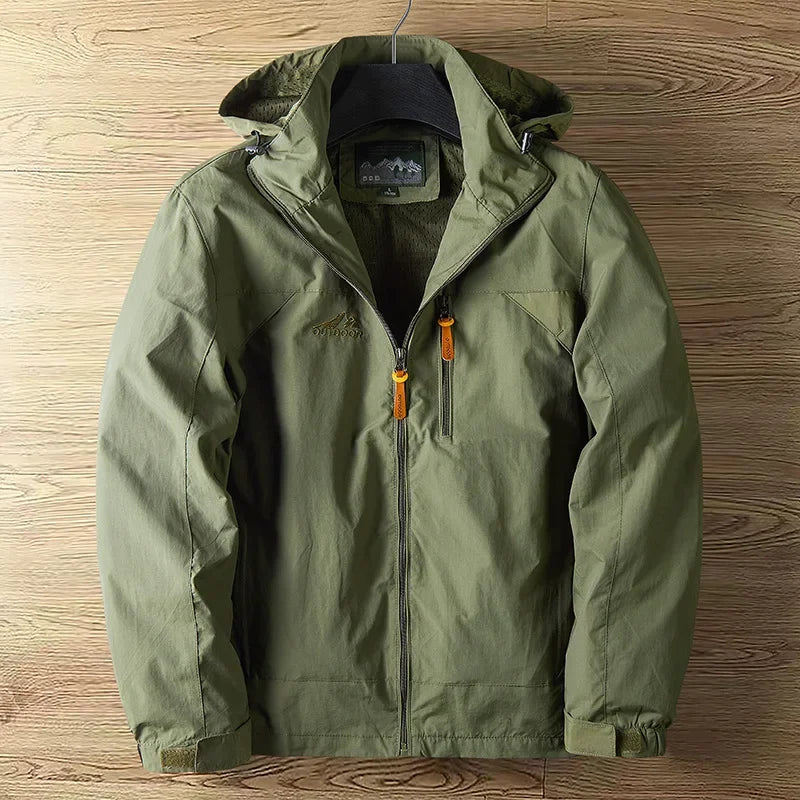 Veste De Plein Air pour Homme avec Capuche Réglable | Idéale pour Les Activités Quotidiennes