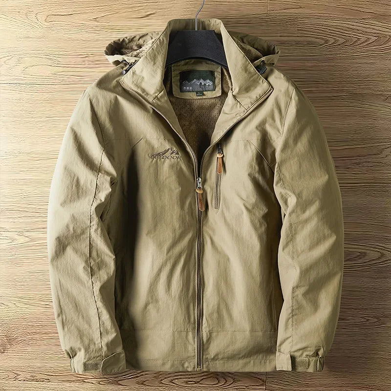 Veste De Plein Air pour Homme avec Capuche Réglable | Idéale pour Les Activités Quotidiennes
