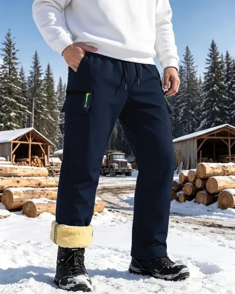 Pantalon cargo doublé pour homme