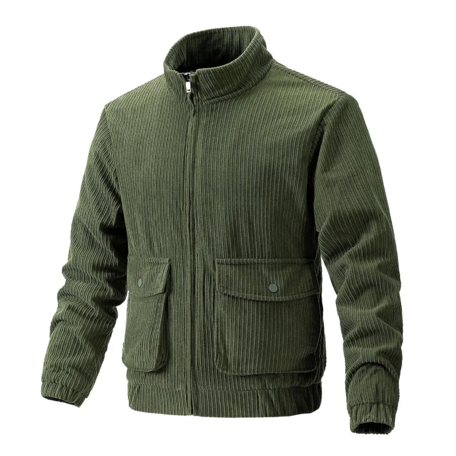 Veste pour Homme avec Col Montant et Poches Frontales | Modèle Pia